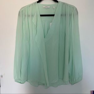 Vince silk blouse size S  100% silk